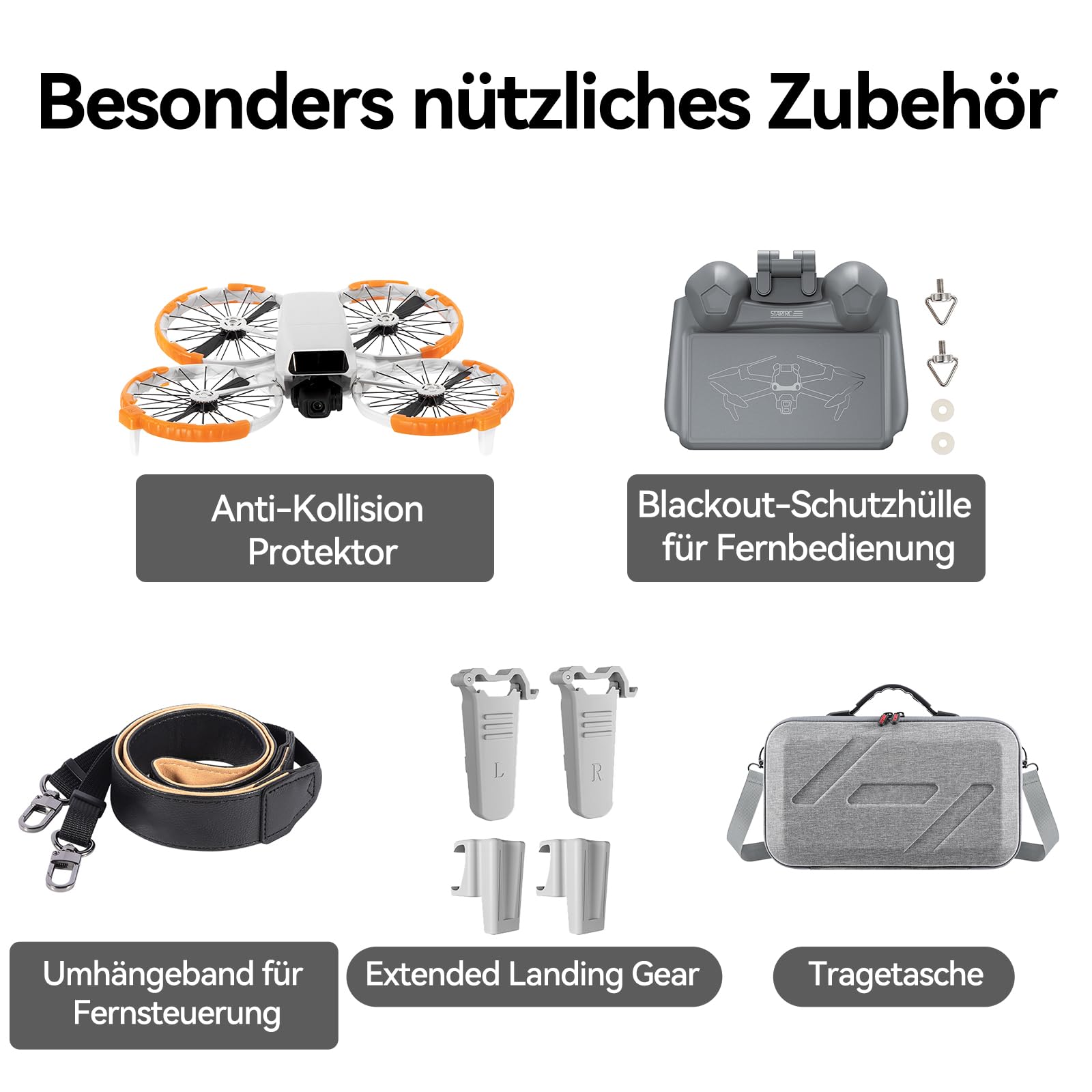 DJI Flip,Drone con fotocamera 4K adulto, mini drone con fotocamera, < 249g, funzione drone seguimi, 13km trasmissione video, avvio manuale, ritorno automatico, tempo di volo 31min, con grembiule