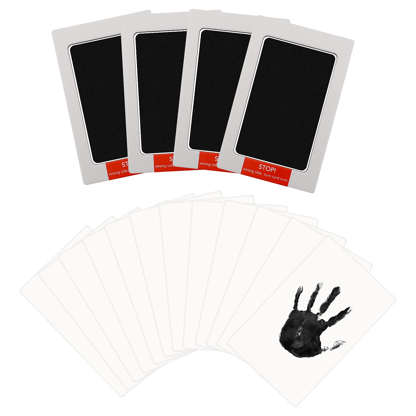 Buy AIEX Baby Inkless Handprint and Footprint Pet Paw Print Kit 4 Black