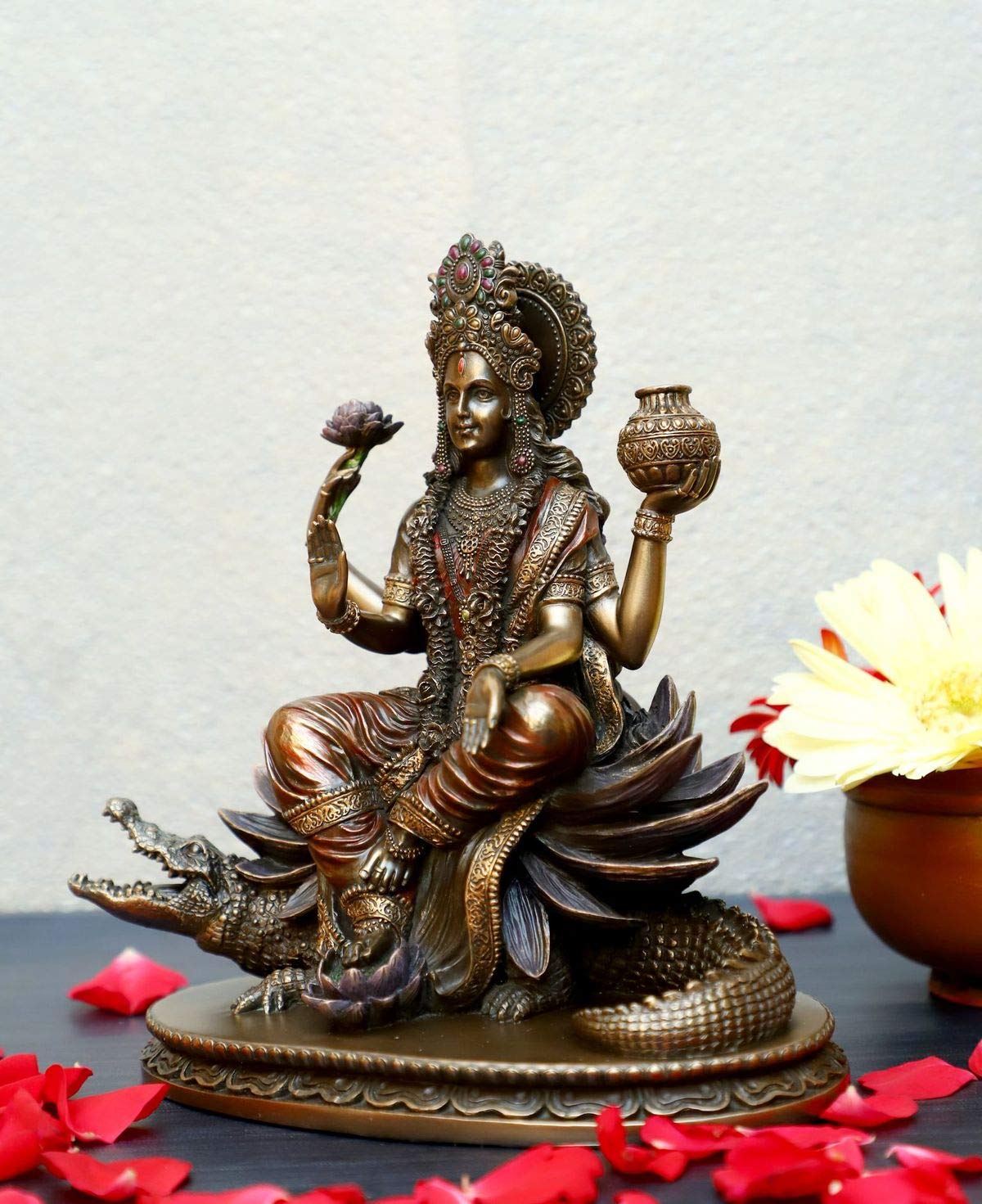 Amazon.co.jp: Vintage India 女神 ガンガ像 川 ギフト ホーム