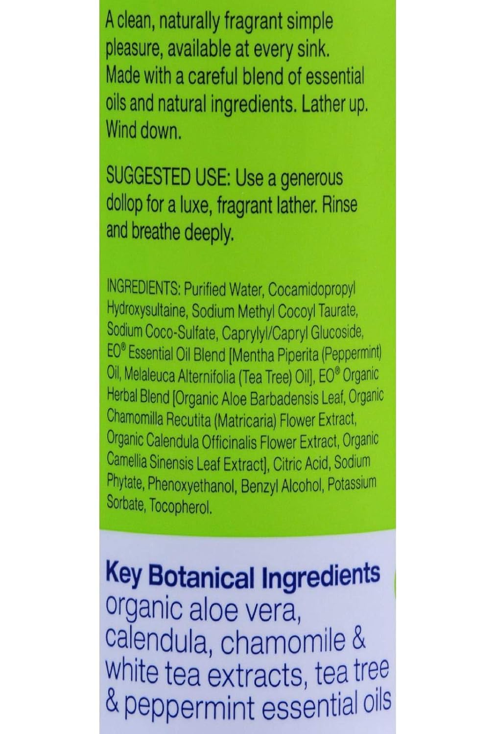 EO Products Hand Soap Peppermint & Tea Tree, 12 fl. oz.