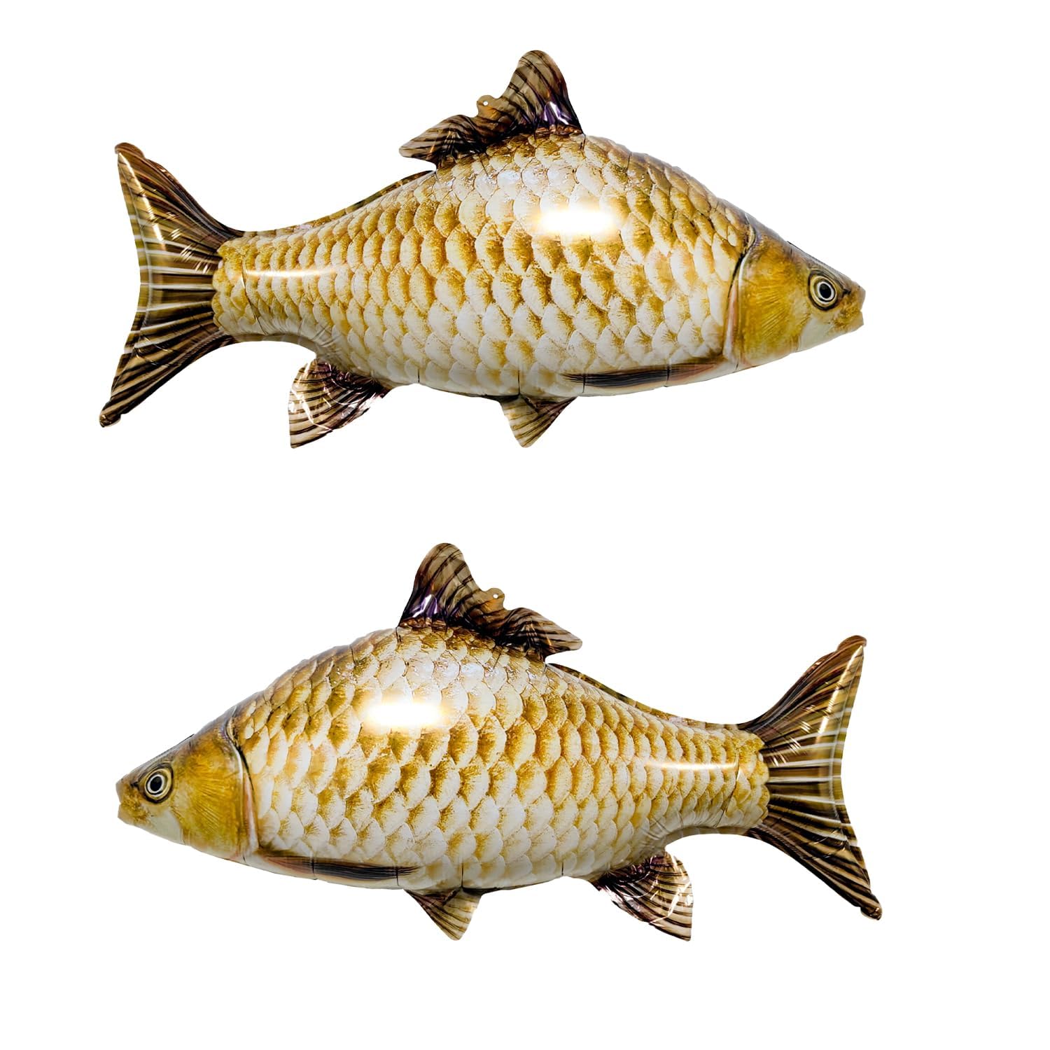 DVOFU 2pcs Fish Balloons Cute Inflatable Fish Foil Balloon Realistic Simulation Balloons Fishing Themed Party Decorations Sea Party Decorations for Birthday