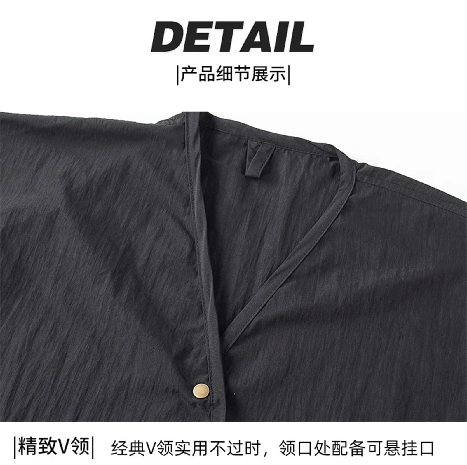 Tela para Cortar El Pelo Bata de peluquería, Bata de Cliente, Albornoces de Mujer, Capa de Corte de Pelo, Ropa de peluquería Profesional, Delantal de peluquería Capa Peluqueria(Gray)