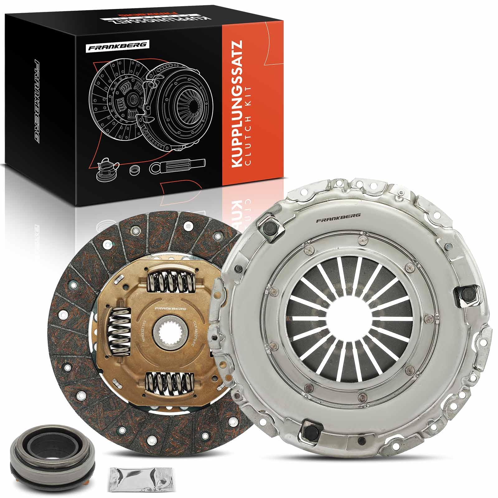 Frankberg Kit de embrague 41421-32000 | Compatible con: Cee'D SW ED, Cerato Saloon LD, Cerato LD, i30 Estate FD, Pro Cee'D ED, Cee'D Hatchback ED, i30 FD