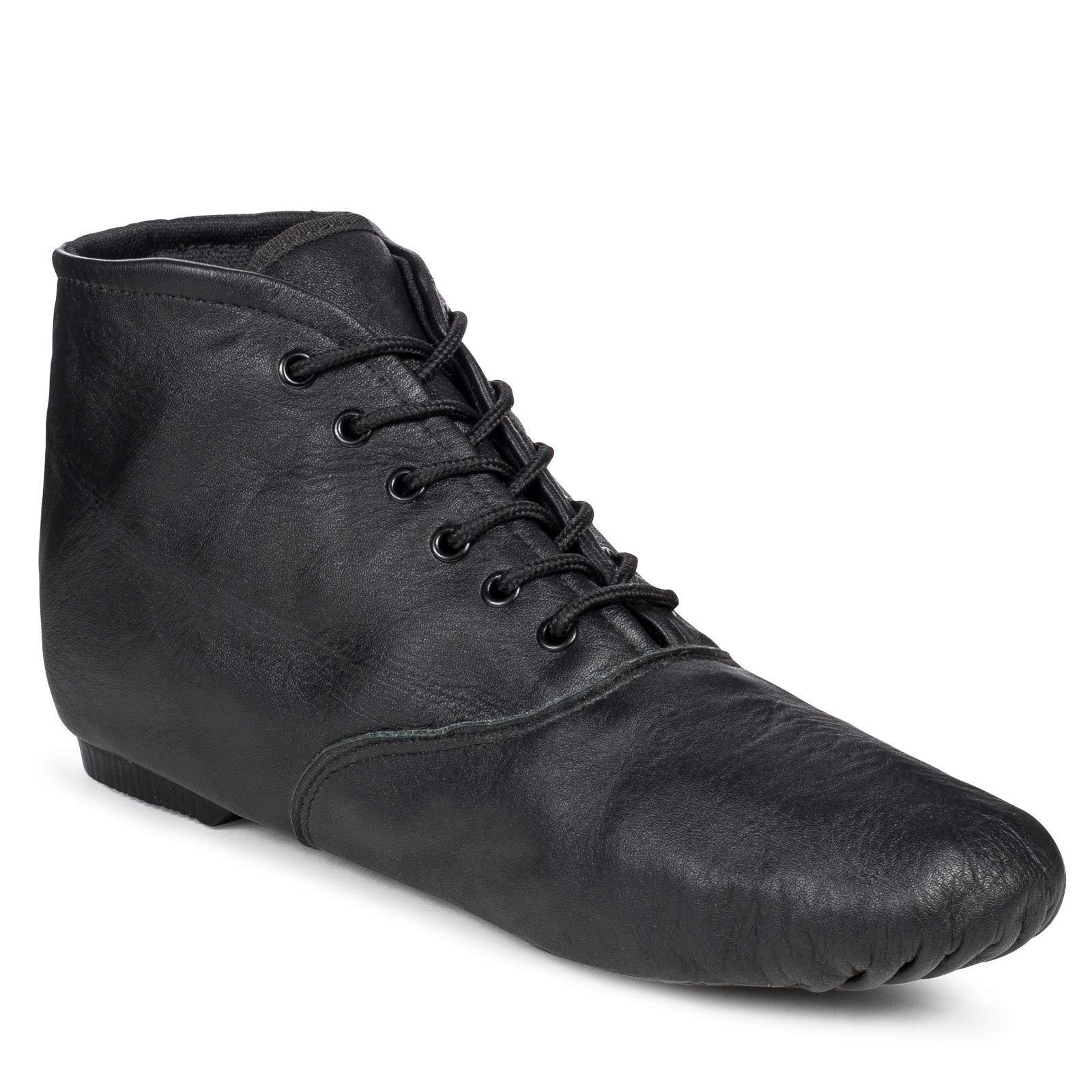 Solo Dance Gardetanzstiefel Erwachsene & Kinder – BDK Turnierstiefel aus Leder mit geteilter Gummisohle & Schnürung – Flexibler Tanzstiefel für Garde, Karneval & Showtanz