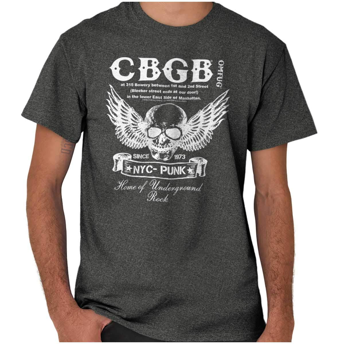 Brisco BrandsCBGB New York City Concert Poster Punk Graphic T Shirt Men or Women