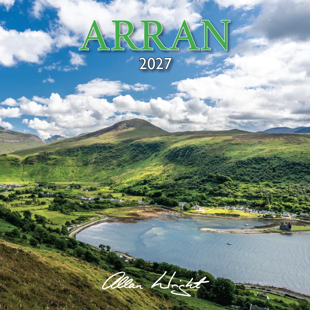 2027 Scotland Calendar: Arran – Wall Calendar – Month to View – 12 Months