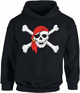 Awkward Styles Unisex Jolly Roger Skull & Crossbones Hoodie Hooded Sweatshirts Pirate Flag Hoodie Hooded Sweatshirts