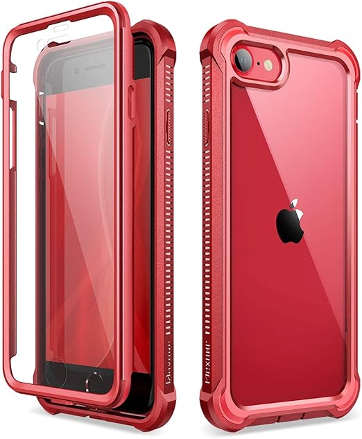 Amazon Com Dexnor Iphone Se Case Iphone 8 Case Iphone 7 Case With Screen Protector Clear Rugged 360 Full Body Protective Shockproof Hard Heavy Duty Bumper Case For Iphone Se 8 7 4 7