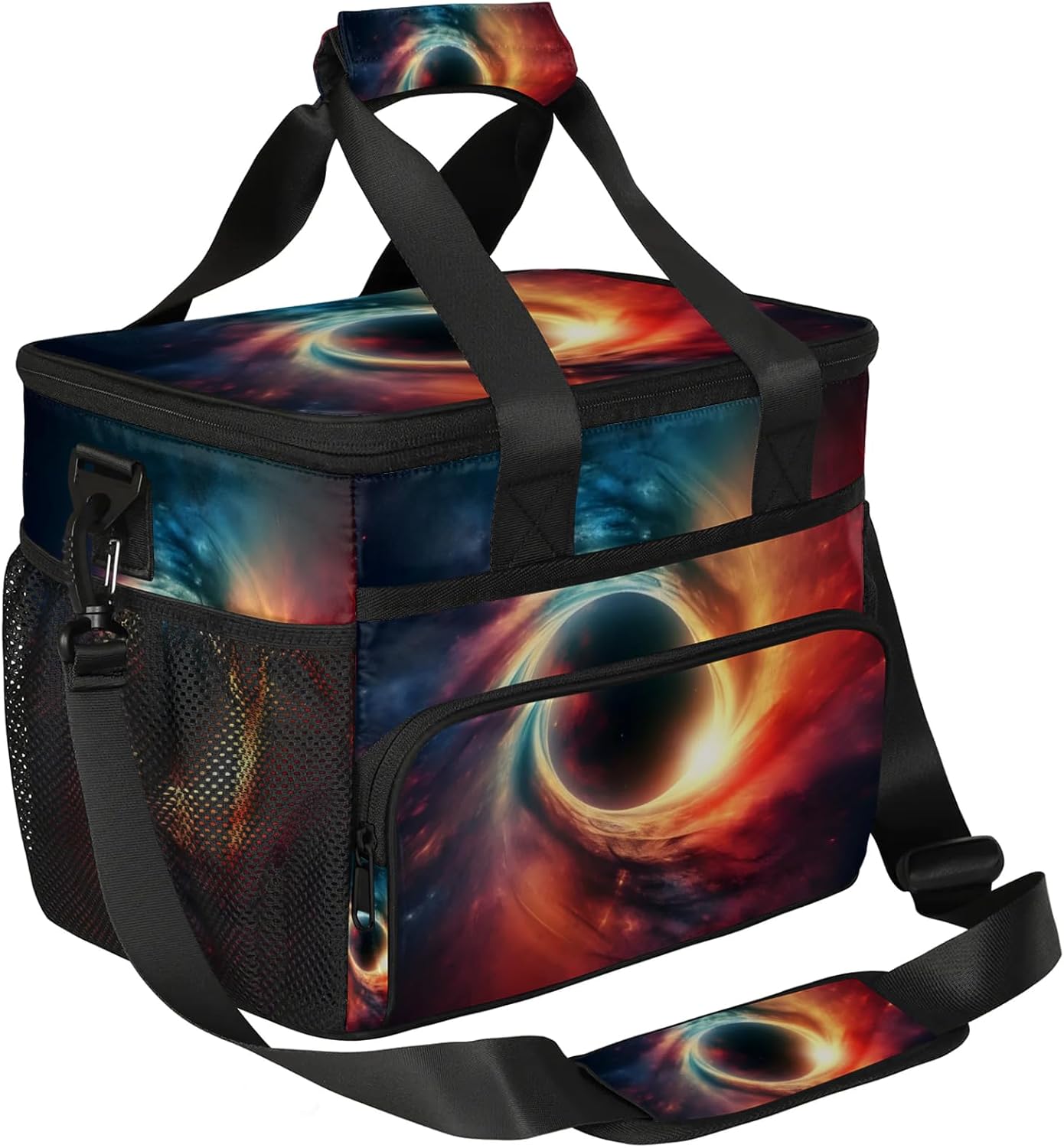 Landscape Insulated Picnic Backpack Lunch Box for Women Men Picnic Basket Tote Lunch Bag Picnic Bag Portable Lunch Bags for Picnic, Beach, Work, Trip,Office, Camp