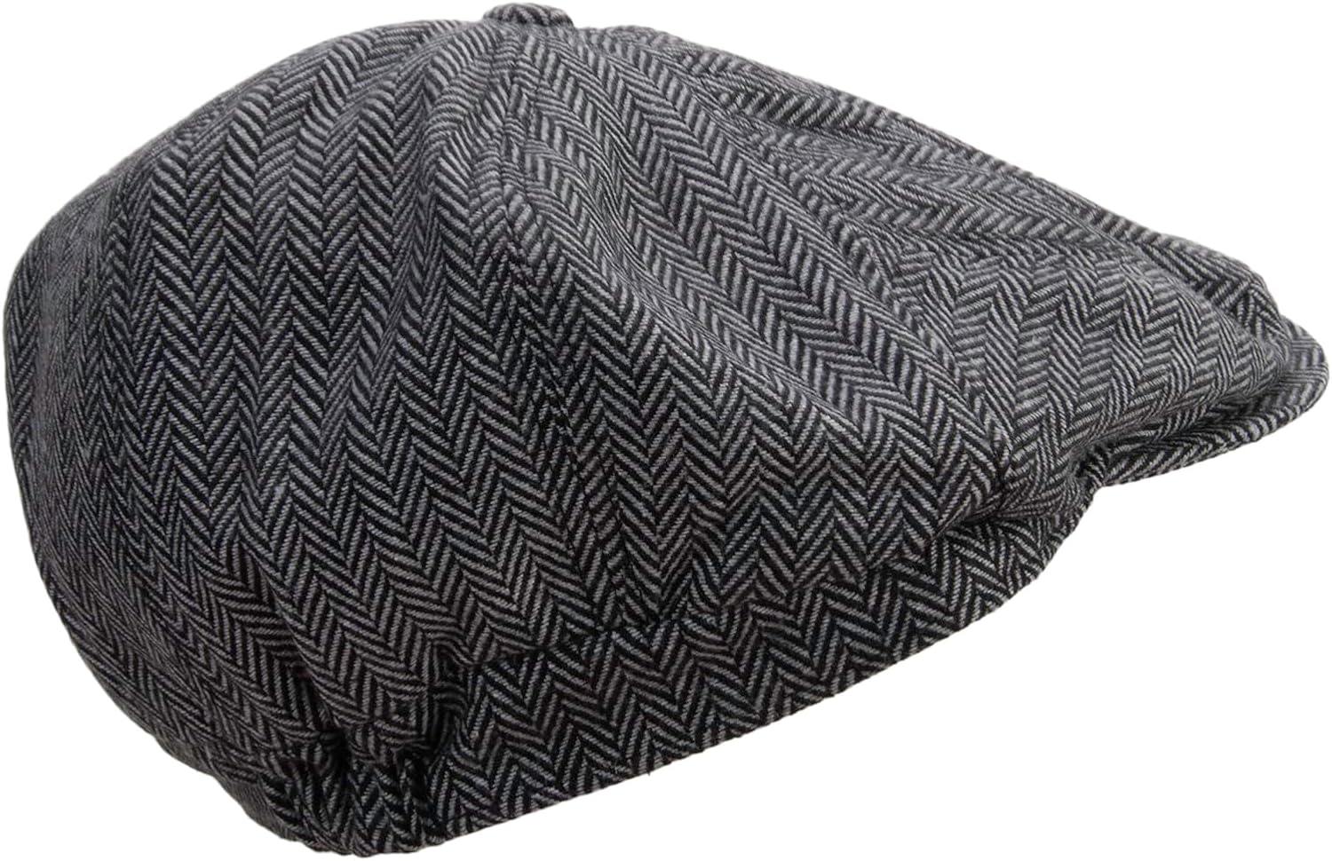 e4Hats.com Big Size 6 Panel Herringbone Applejack Ivy Cap