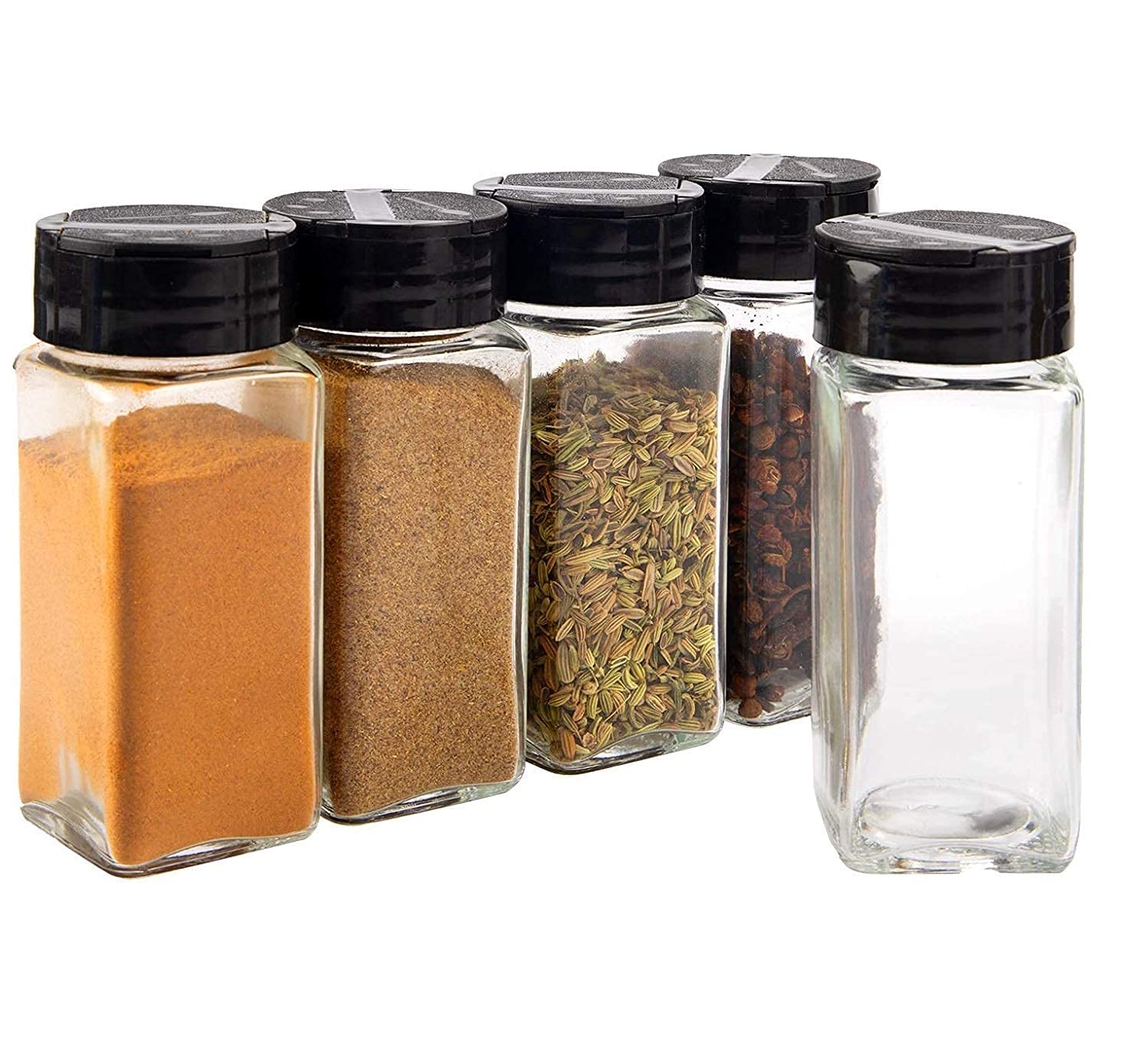 See full amazon price history chart for JSJPO Transparent Glass Jar Spice Jar With Black Cap, Ideal For Shake Chilli Flakes,Oregano,Any Many Herbs SET OF (10) JSJPO Transparent Glass Jar Spice Jar With Black Cap, Ideal For Shake Chilli Flakes,Oregano,Any Many Herbs SET OF (10) (B0B14SFP12) Amazon Price History, Amazon Price Tracker
