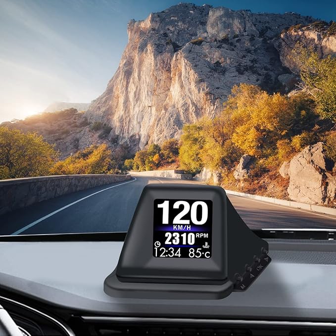 Head Up Display Auto Con Riconoscimento Gestuale - HUD Digitale Per Velocità, GPS, Altitudine - Foto 10