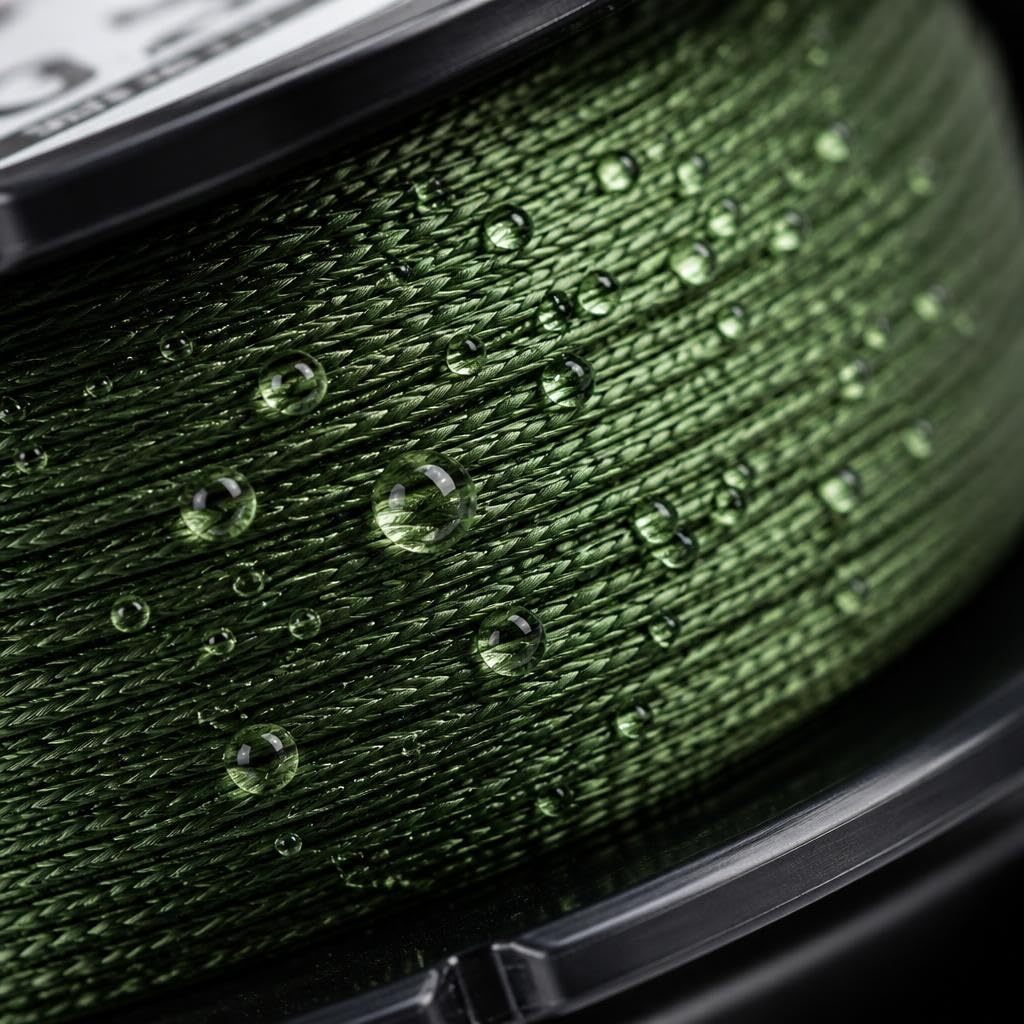 Daiwa J-trenza 8 trenza 300 M de colour verde oscuro - hilo de pesca