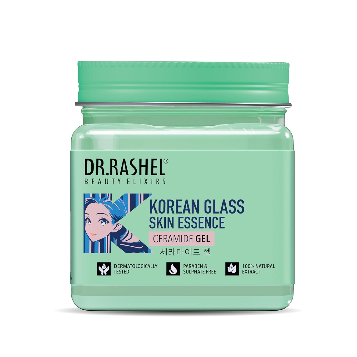 DR.RASHEL Korean Glass Skin Gel | With Ceramide and Rice water | Lightweight Hydrating Gel | Brightening & Pore Minimizing | Radiant Smooth Skin Care | 380ml DR.RASHEL Korean Glass Skin Gel | With Ceramide and Rice water | Lightweight Hydrating Gel | Brightening & Pore Minimizing | Radiant Smooth Skin Care | 380ml