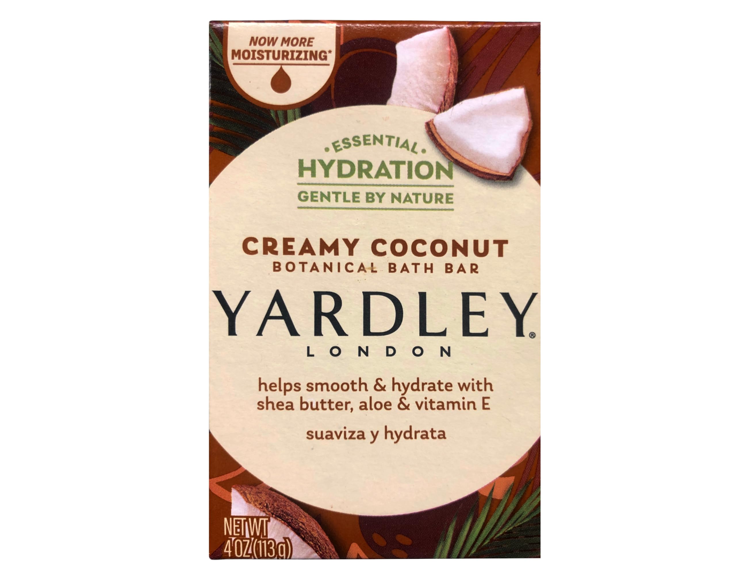 Yardley Creamy Coconut Moisturizing Bath Bar