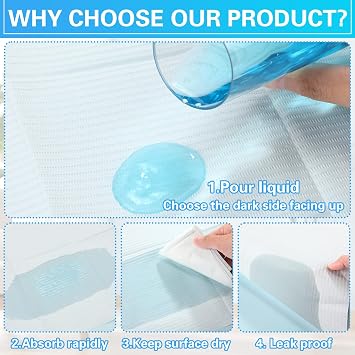 Threlaco 100pcs Disposable Changing Liner 2-ply Baby Changing Station Pad Disposable Changing Pads Diaper Changing Mat Portable Sanitary Liner Refills for Commercial Restrooms