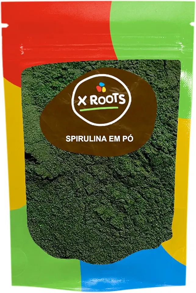 Spirulina Espirulina em Pó 100% Pura 500gr - X Roots