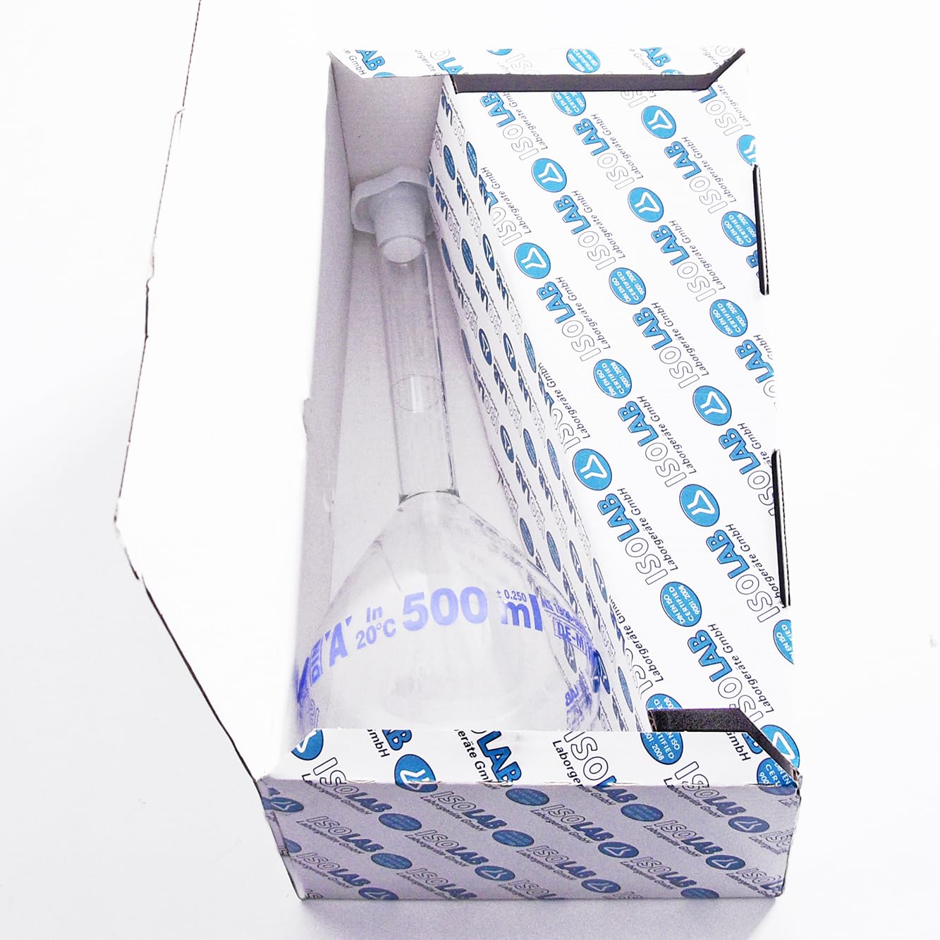 Émbolo mesurado - vidrio -"A"- "Certificado de conformidad" (1000 ml - NS 24/29)