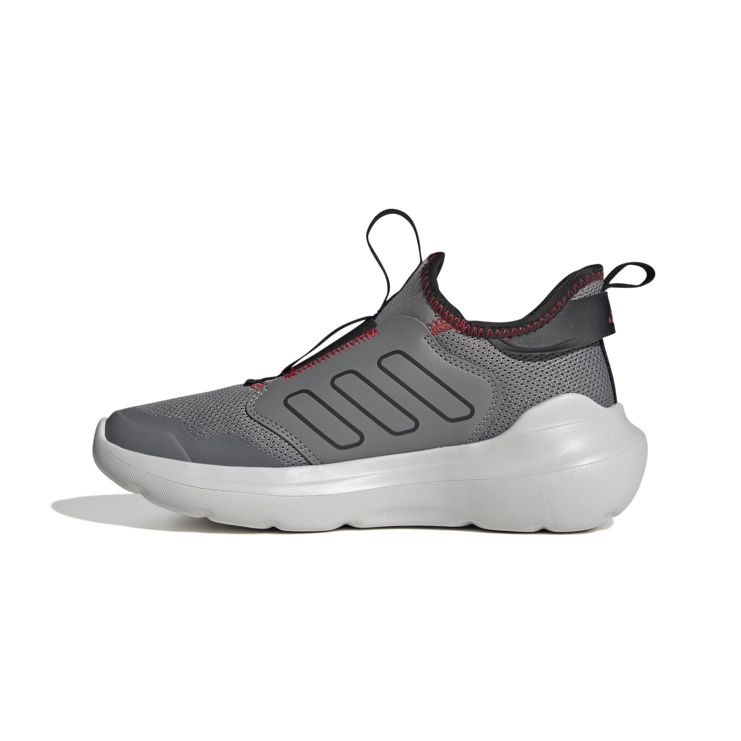 adidas Unisex Kids TENSAUR Comfort Shoes Junior, Grey Three/core Black/Pure Ruby, 5.5 UK