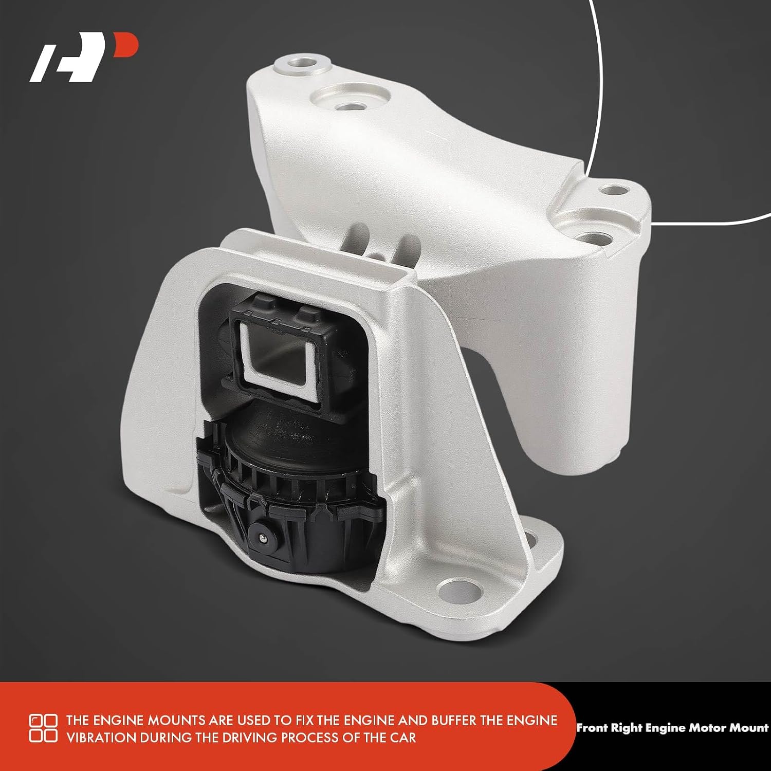 A-Premium Front Right Engine Motor Mount Compatible with Nissan Sentra 2020-2025, 2.0L, Passenger Side