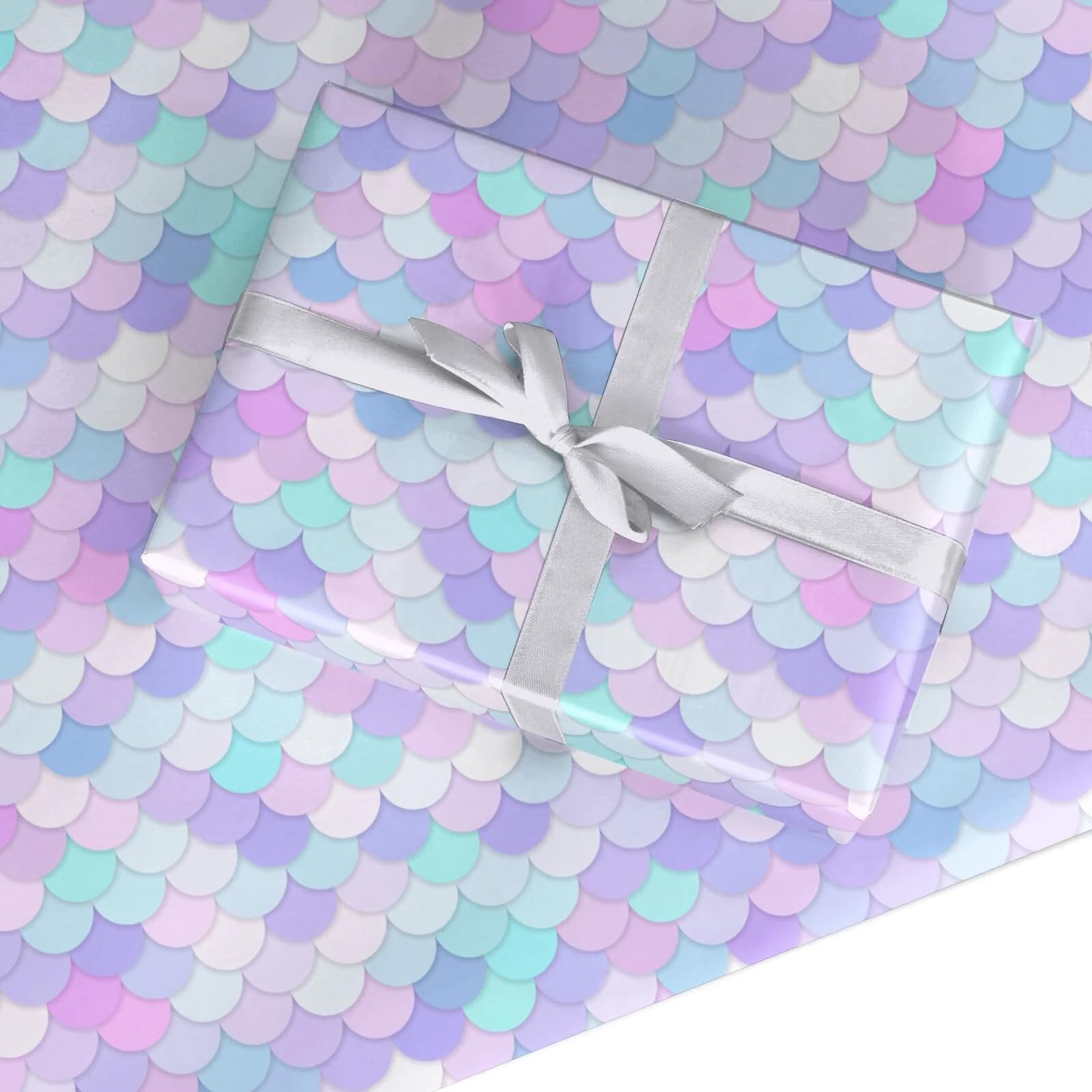 Mermaid Wrapping Paper Gift Wrap 3 Sheets (50cm x 65cm each)