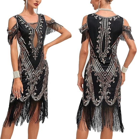 Amazon 20er jahre kleider Clearance