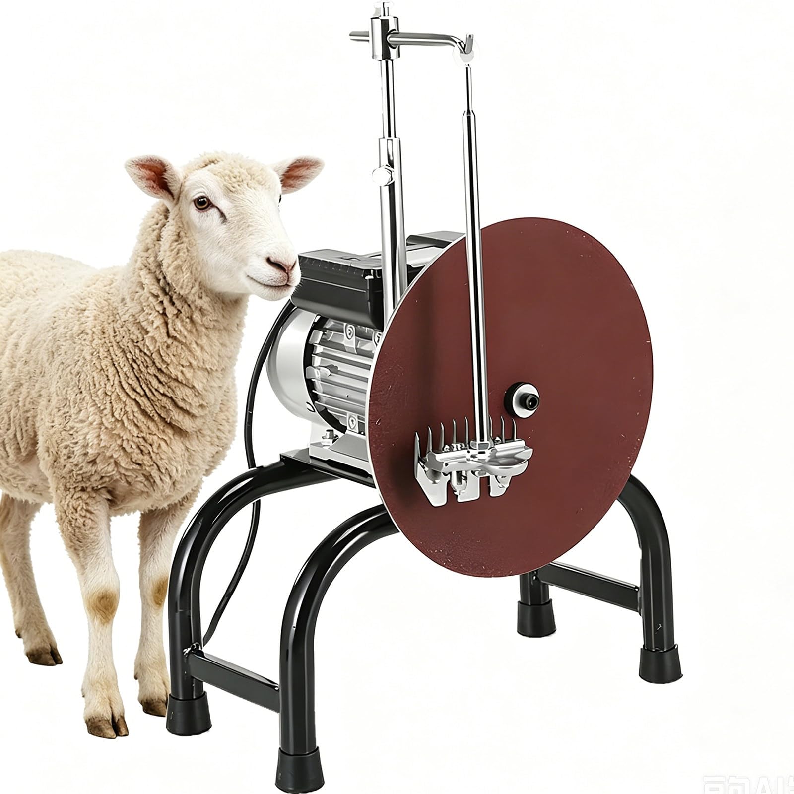 MiyKom 550W Electric Wool Shearing Machine, Shears Sharpening Machine, Professional Wool Shears Sharpening Machine, Saving Time for Sheep, Goat, and Alpaca Farmers, Suitable for Family Farms