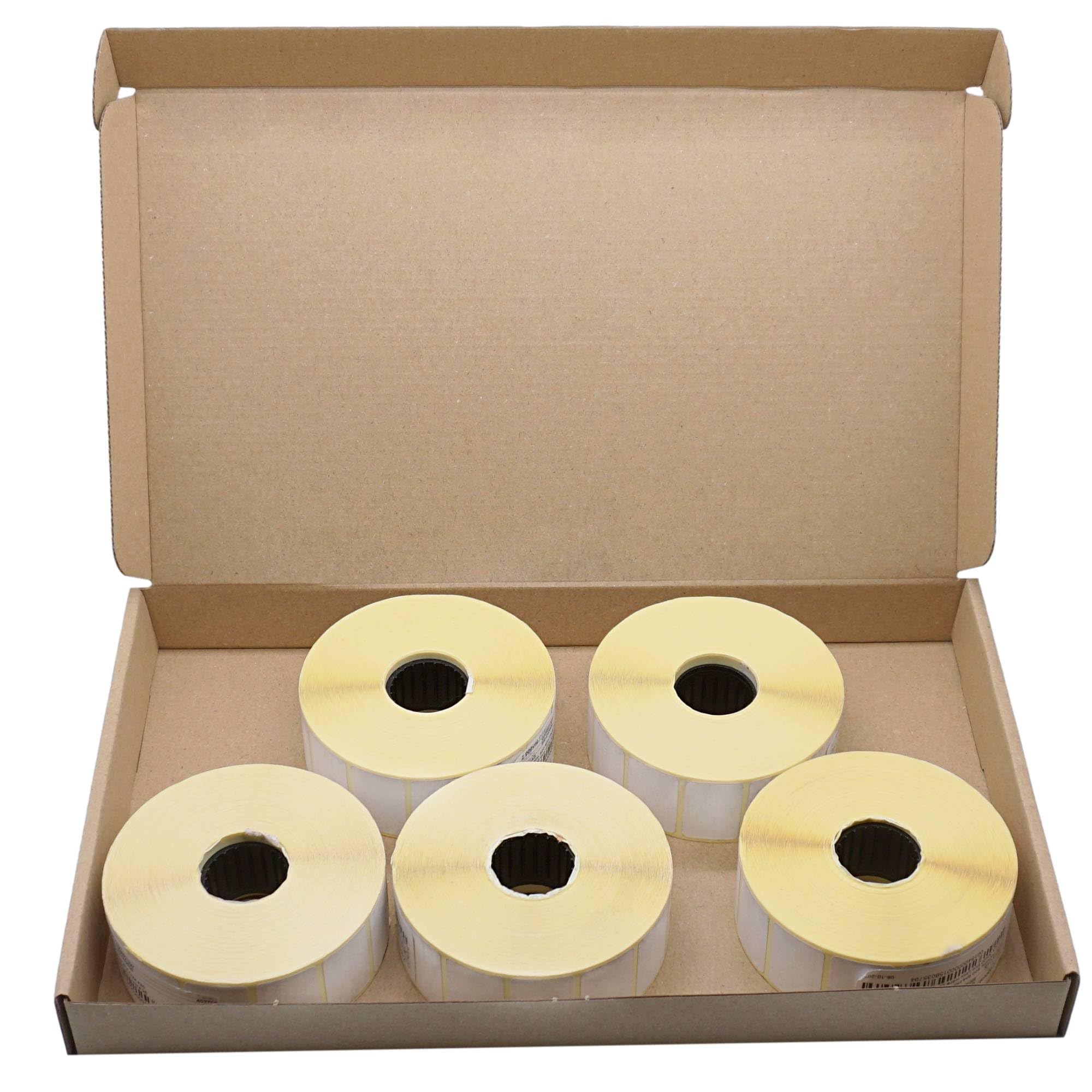 SKIR'CO Lot de 10 000 étiquettes thermiques directes 30 x 20 mm, autocollants thermiques rectangulaires pour imprimante thermique