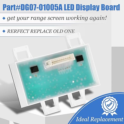 Miniatura 2 de Tablero de pantalla LED de rango DG07-01005A, calidad OEM, compatible con Samsung Electric Range, se adapta al modelo NE59R6631SS NE59N6630SS