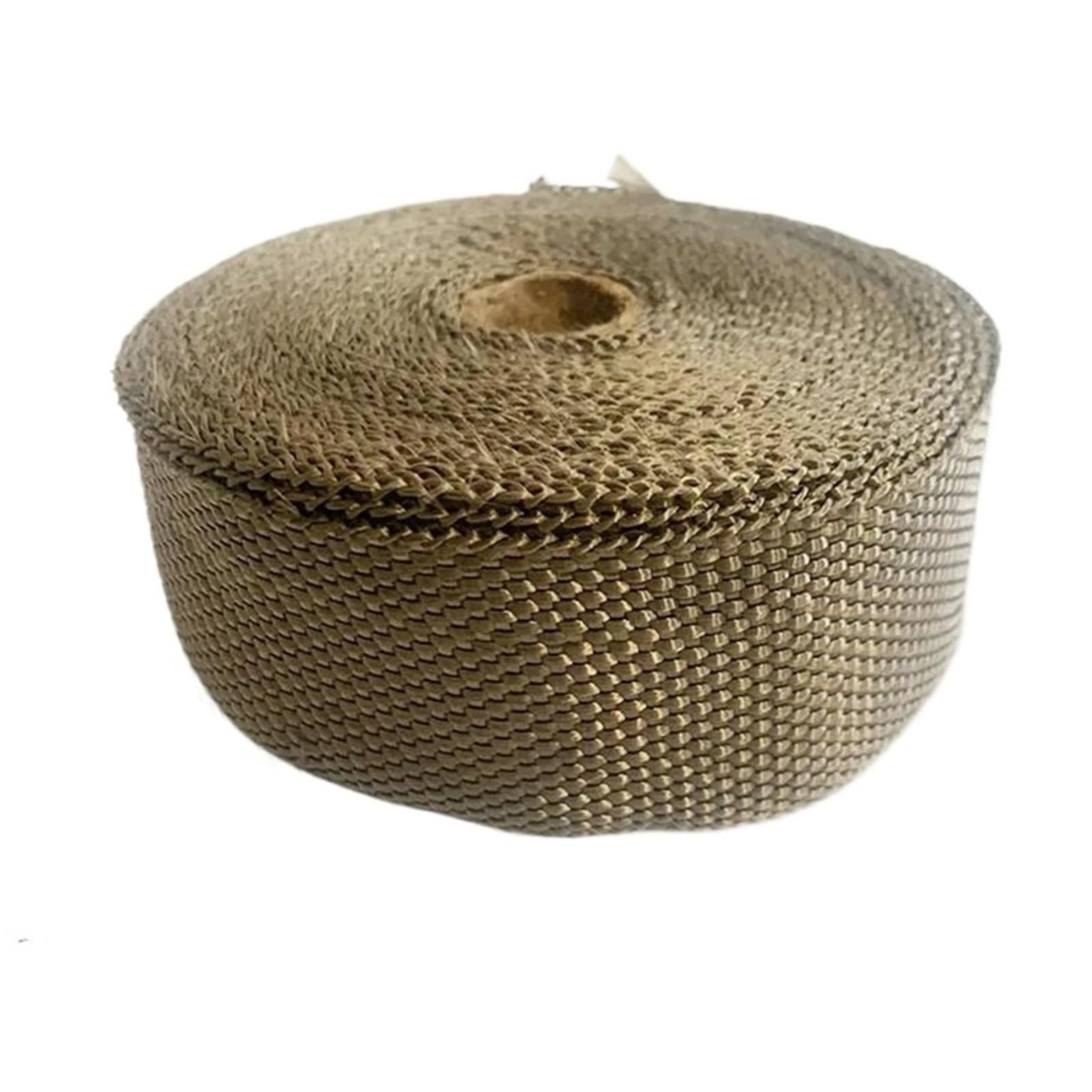 Vbhdte Width 5Cmx10m Exhaust Heat Guard Exhaust Thermal Tape Heat Wrap Manifold Insulation Roll Resistant With Stainless Ties Fiberglass Heat Shield Tape(Width 5Cmx10m)