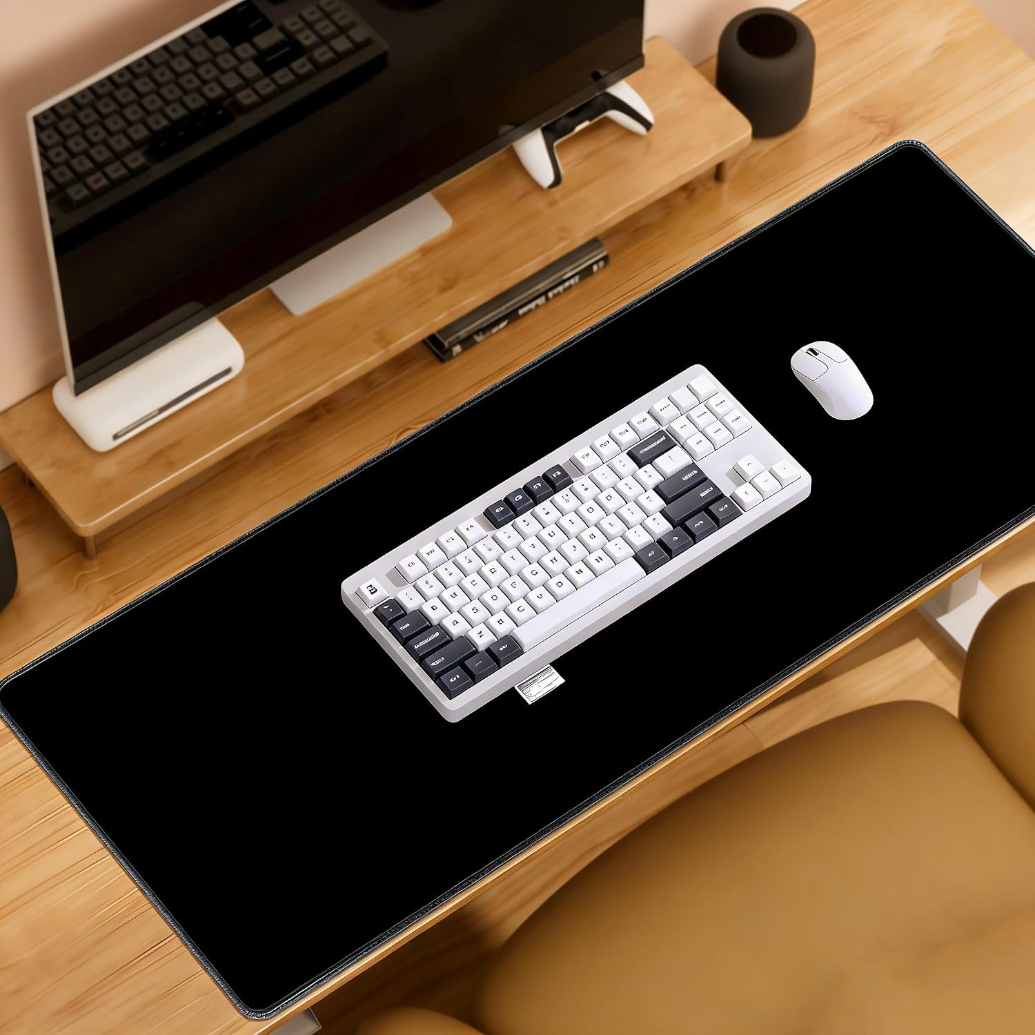 Excel Cheat Sheet Desk Pad, Updated Shortcuts Mouse Pad (31.5"x11.8") | XL Gaming Desk Mat & Office Keyboard Shortcut | Non-Slip Stitched Edges, Spill-Proof Computer Gifts for Employee Appreciation image 5