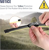 Vista 102 de 28"+20" Limpiaparabrisas frontales para Toyota Sienna 2020 2019 2018 2017 2016 2015 2014 2013 2012 2011 2010 (Juego de 2) Adaptador de gancho J/U