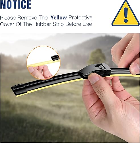 Miniatura 102 de 28"+20" Limpiaparabrisas frontales para Toyota Sienna 2020 2019 2018 2017 2016 2015 2014 2013 2012 2011 2010 (Juego de 2) Adaptador de gancho J/U