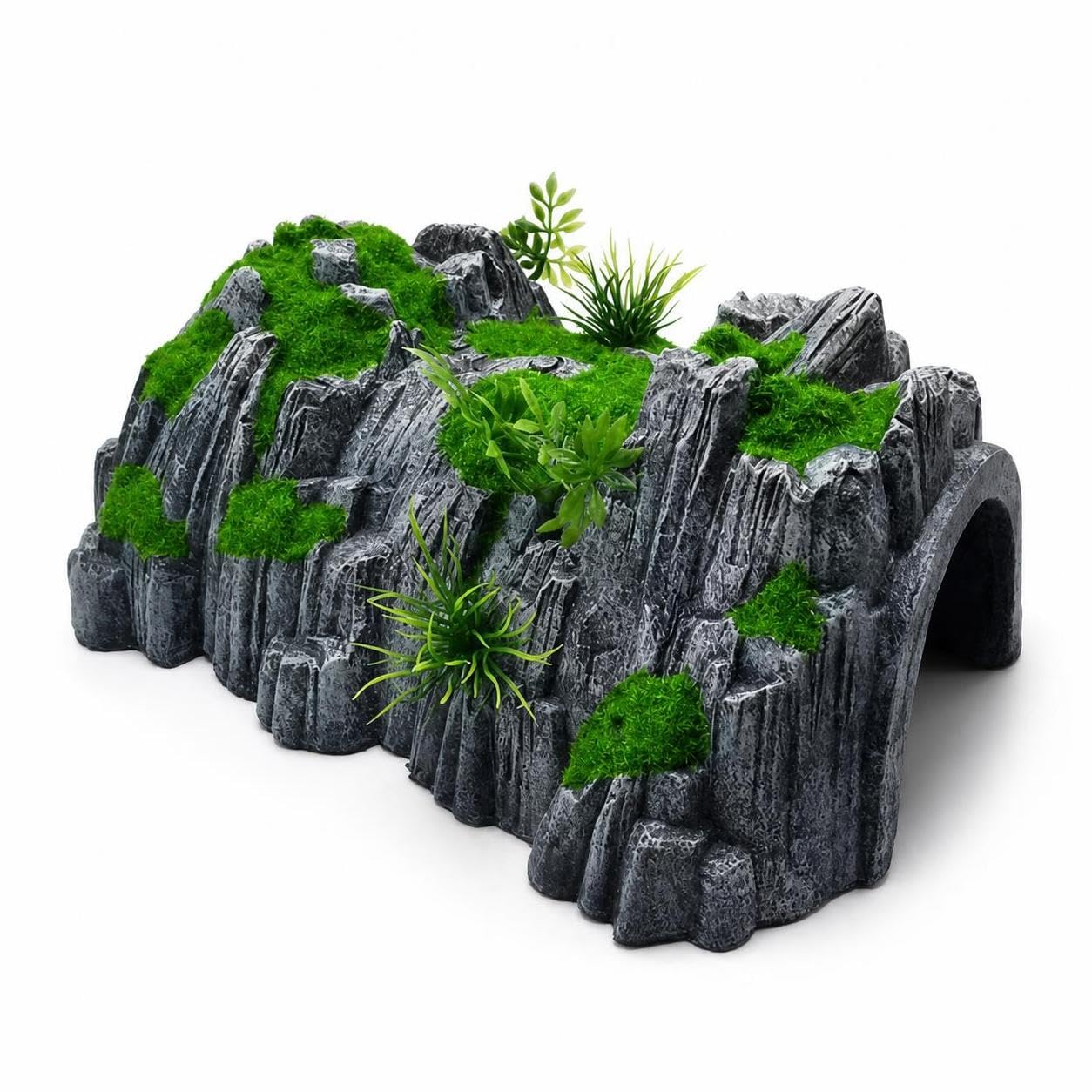 Escondite Cueva Pecera, Estructura plástico, Cueva para Tortuga, En s Agua, para educadores Animales