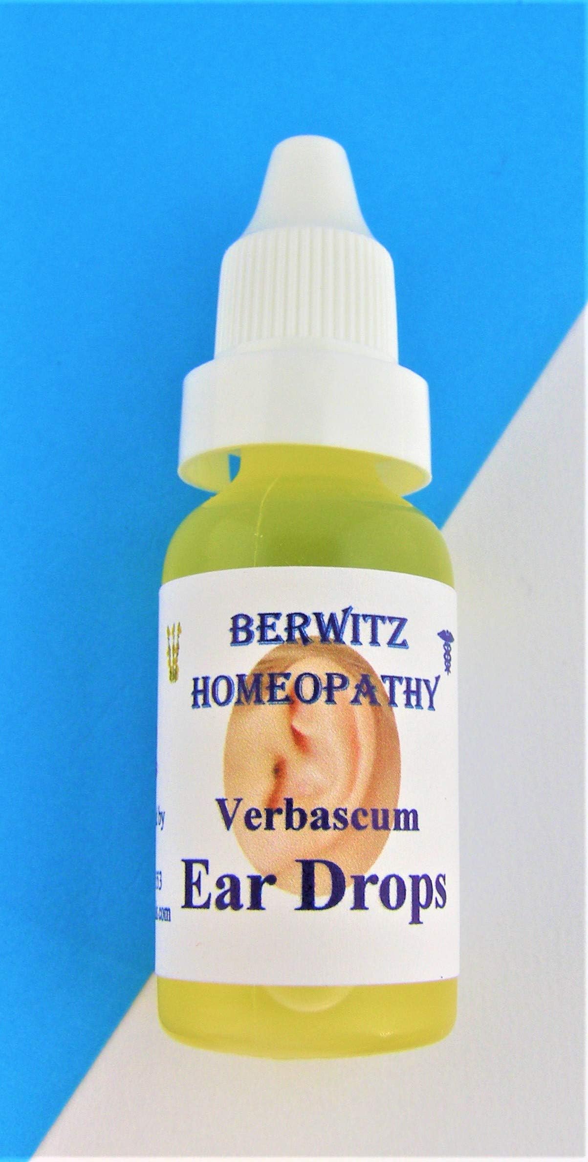 Verbascum Ear Drops Adults Children Easy to use Dropper Bottle 15ml Berwitz