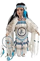 Vista 3 de KINNEX COLLECTIONS SINCE 1997 Muñeca coleccionable de porcelana india india americana de 16" (Induma) D16747