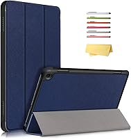 Vista 37 de Funda con soporte para tableta Yaxa Kindle Fire Max 11 (13ª generación, versión 2023) con función de encendido y apagado automático, triple