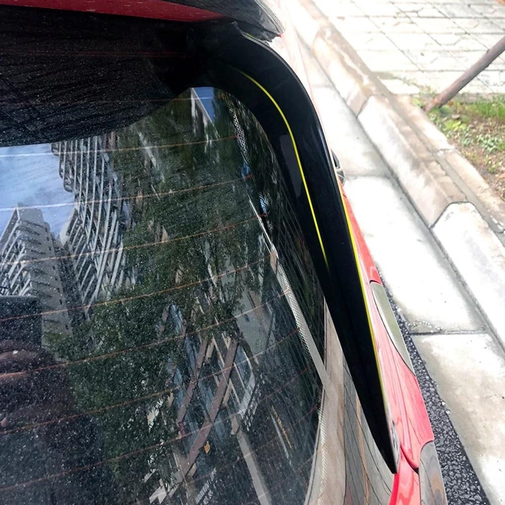 Spoiler dachowy Pasuje do golfa 6 MK6 GTI GTR GTD R R20 2008-2013 tylny spoiler boczny bagażnika Canard Splitter przez ABS Spojler na tylne skrzydło(For Golf 6 GTR)