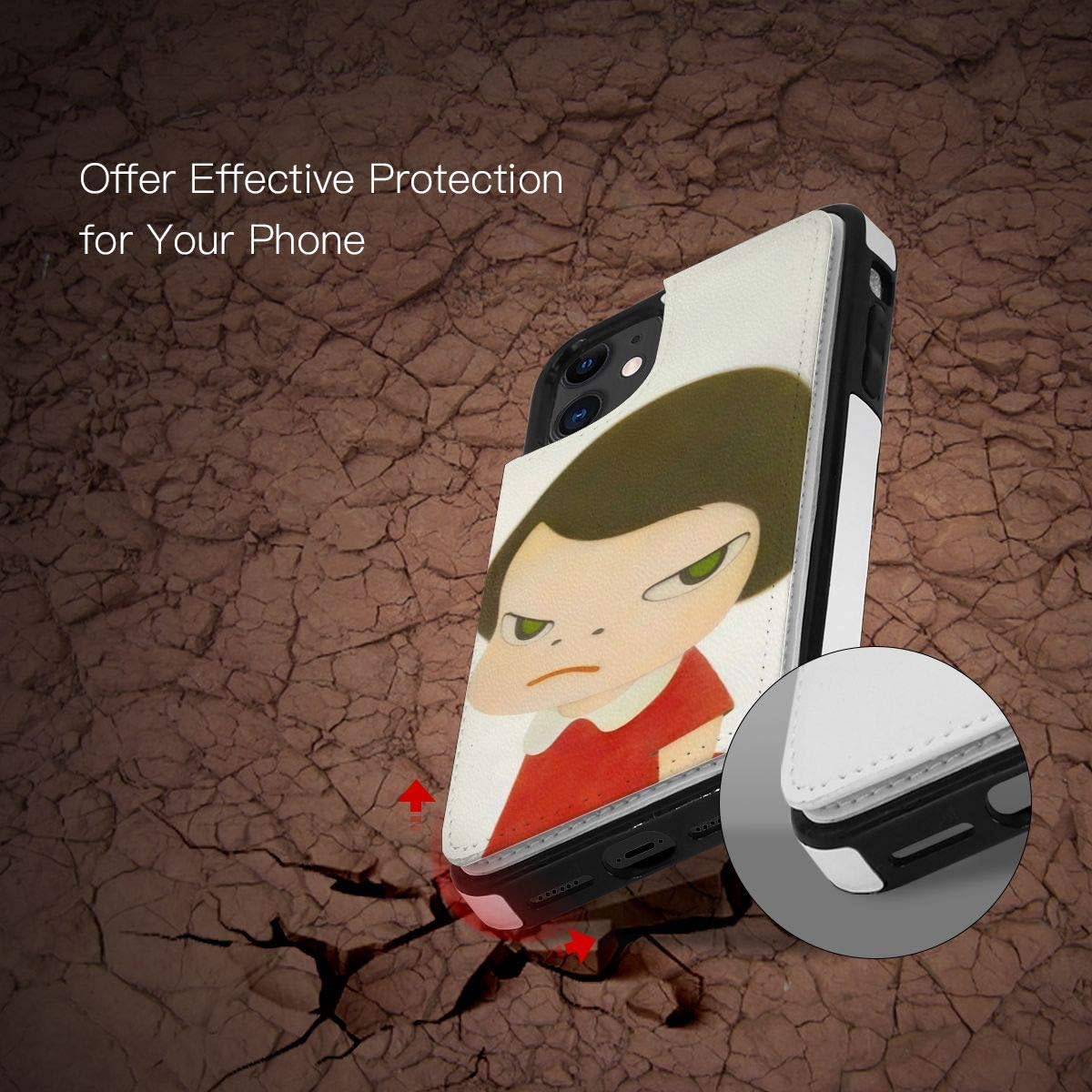 Amazon 奈良美智 Iphone11ケース Iphone 11 Proケース Iphone 11 Pro Maxケース 手帳型 Puレザー マグネット カードポケット付き ケース 財布型 Iphone 11 家電 カメラ オンライン通販