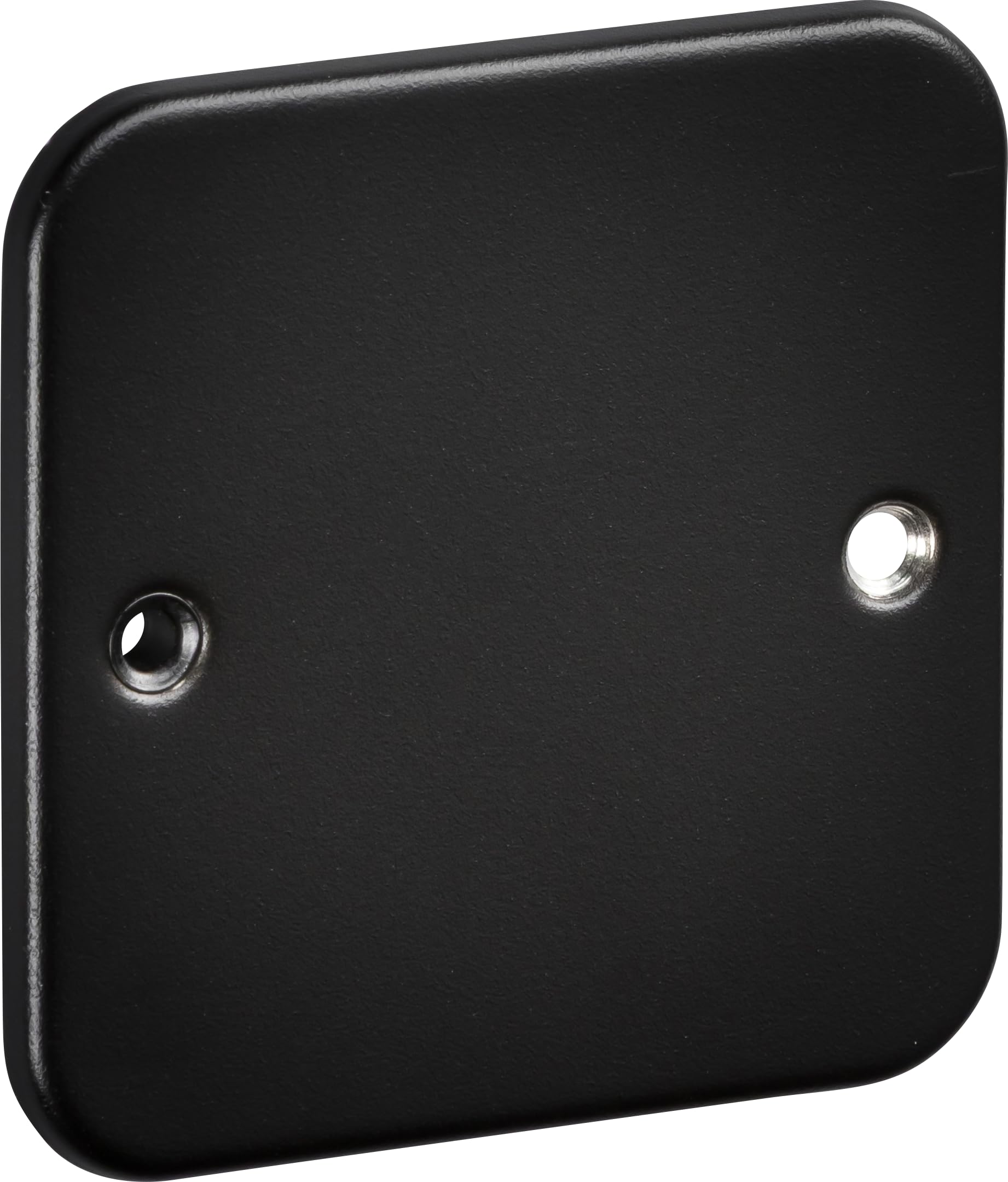 Knightsbridge Metalclad 1G Blanking Plate - Textured Sand Black Finish