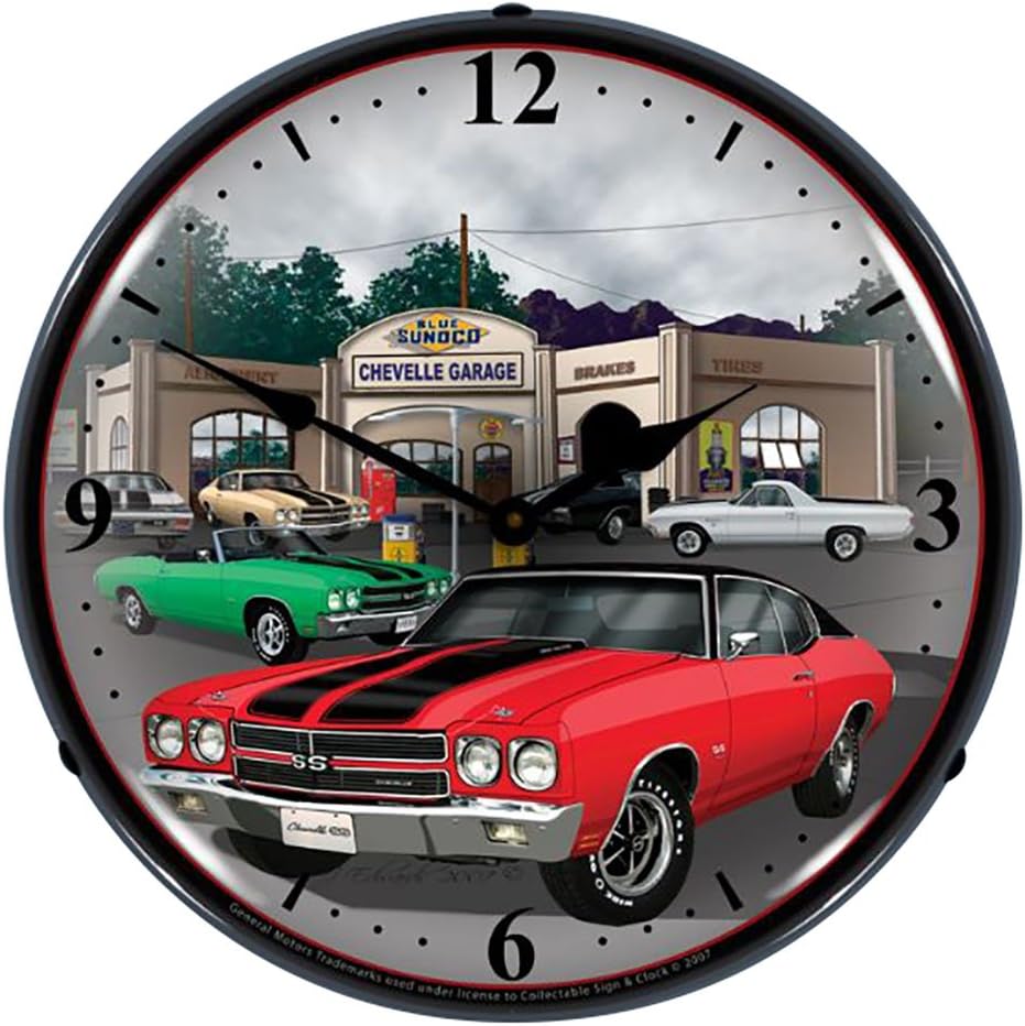 GMRE710148 14" 1970 Chevelle Lighted Clock