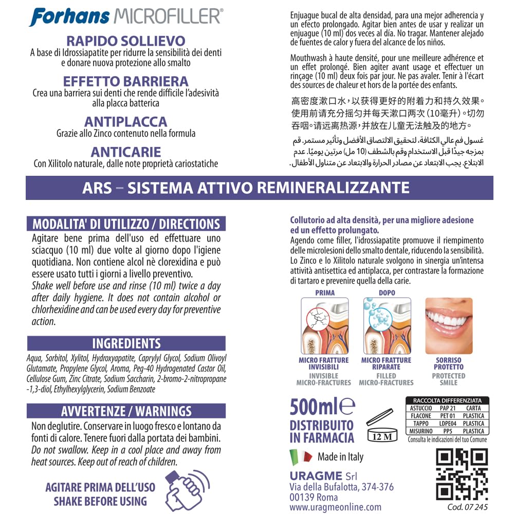 FORHANS MICROFILLER® COLLUTORIO 500ml