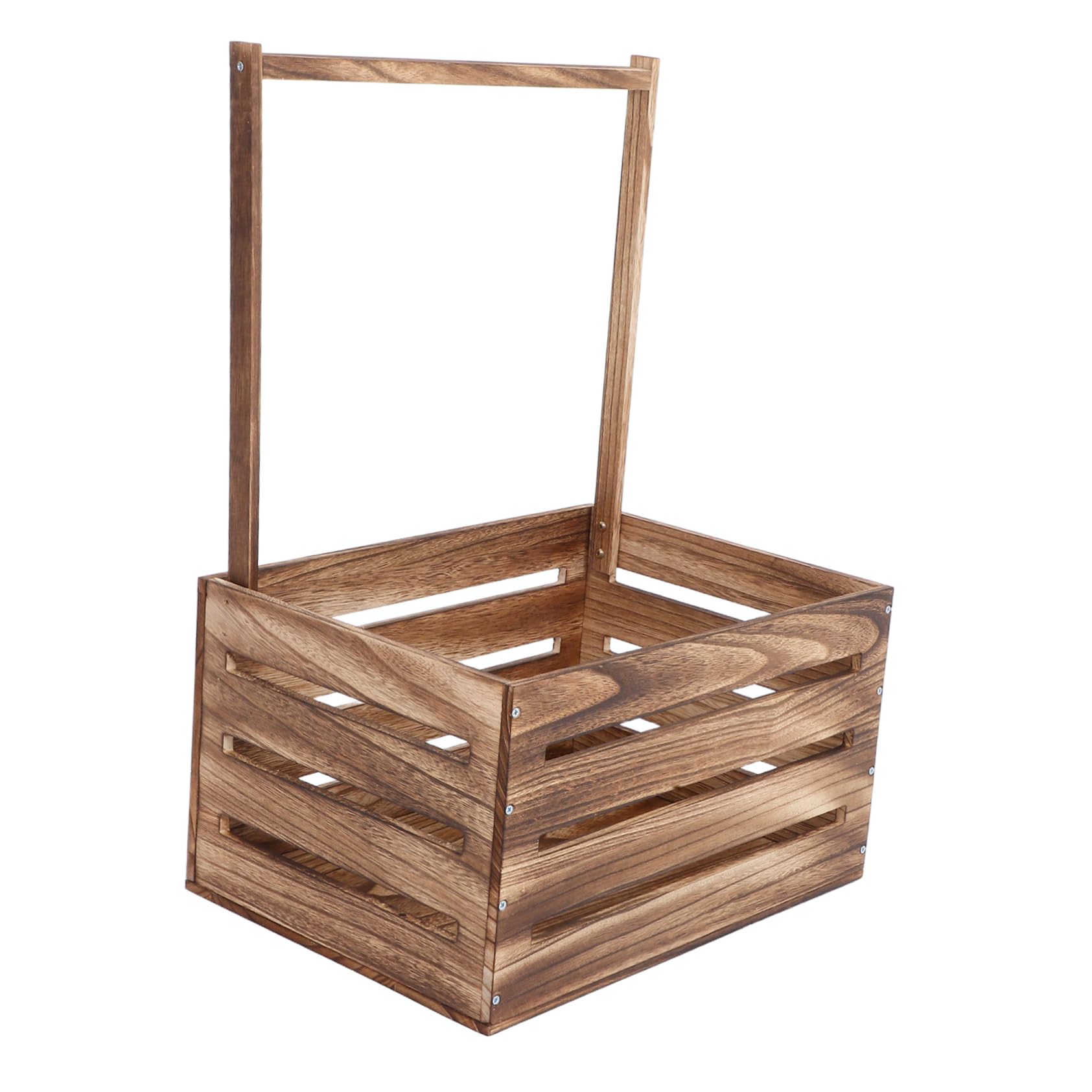 SUPVOX Cesta de Madera Asa Caja de Almacenamiento para Ropa Sucia para Cuna y Obsequio de Shower para Niñas y Nuevos Padres