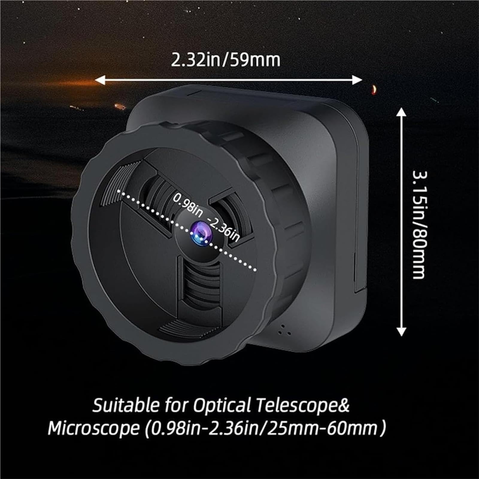 Cámara Telescópica Inalámbrica, Ocular Electrónico Telescopio 4K