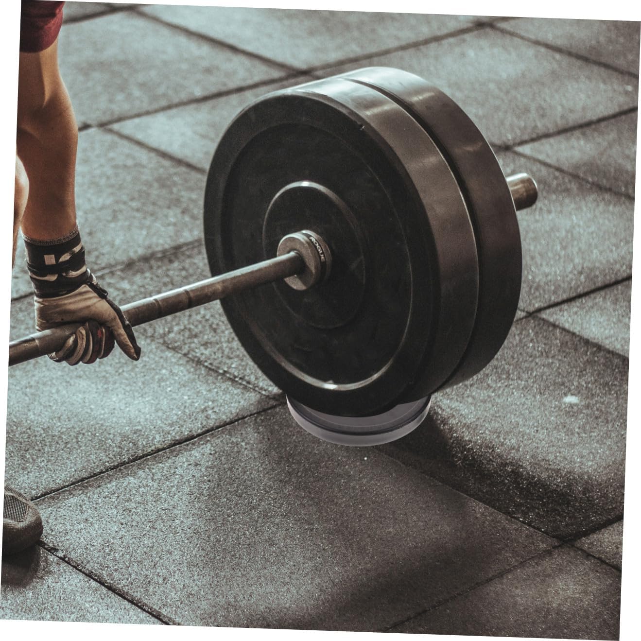 Angoily 4pcs Fitness Equipment Caster Cups - Floor Protectors for Gym Home Furniture Noise Reduction Pads for Table Chair Legs Scratch-Resistant Design