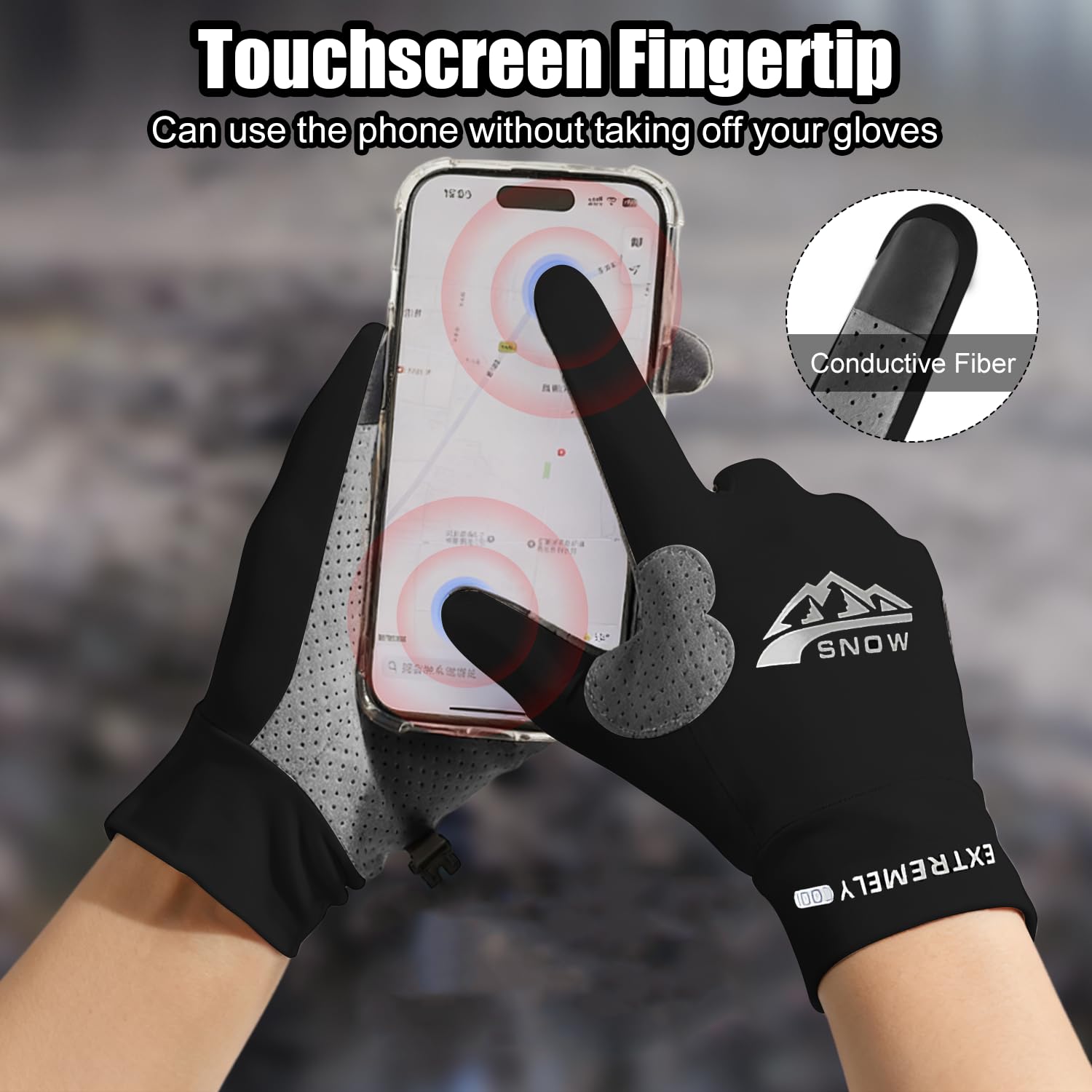 TecoKart® Sun Protection Gloves for Women | Women’s Bike Gloves with Anti-lost Buckle | Touchscreen Anti-Slip Full Finger Gloves for Riding, Driving and Fishing 4