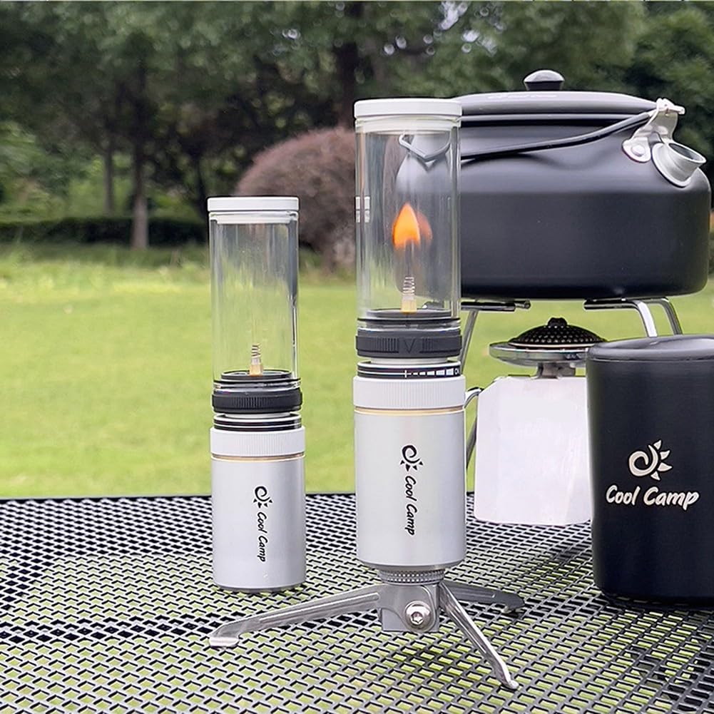 Camping Candlelight, Gas Camping Lantern Camping Equipment Gas Candle Lights Lamp For Ourdoor Tent Hiking - View #7