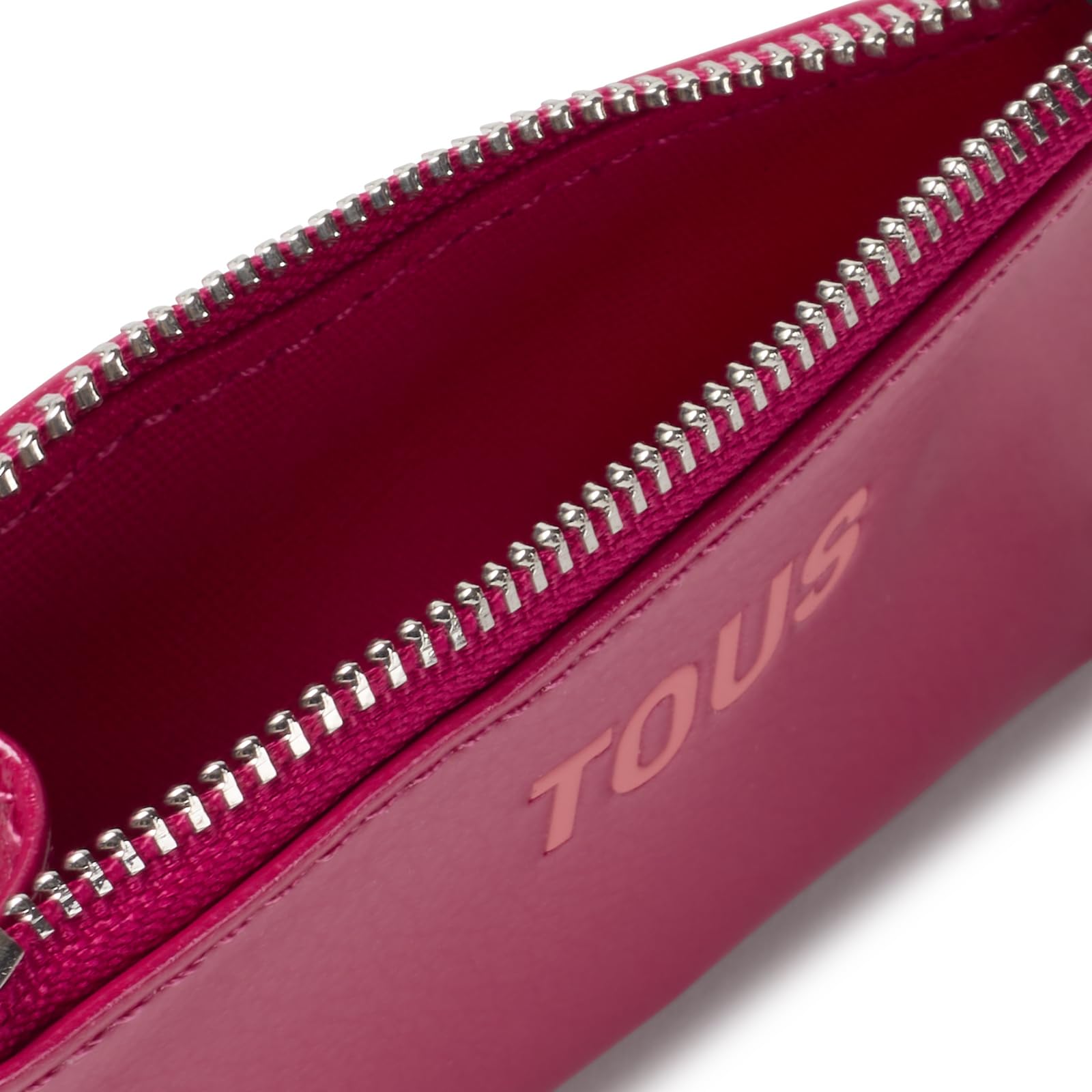 Tous Monedero Tarjetero Fucsia, para Mujer, Medidas 8,5 x 11,5 x 1,8 cm, Colección New Dorp