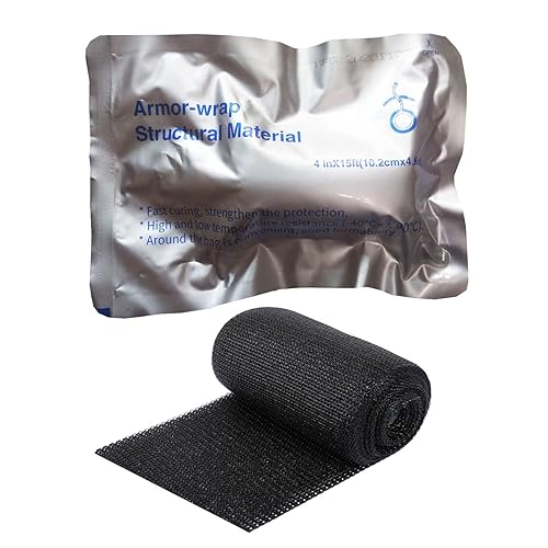 AMI-ZUHE - Kit de reparación de fibra de vidrio, tubería de PVC, herramientas simples, reparación de mango de madera, reparación de curado rápido,