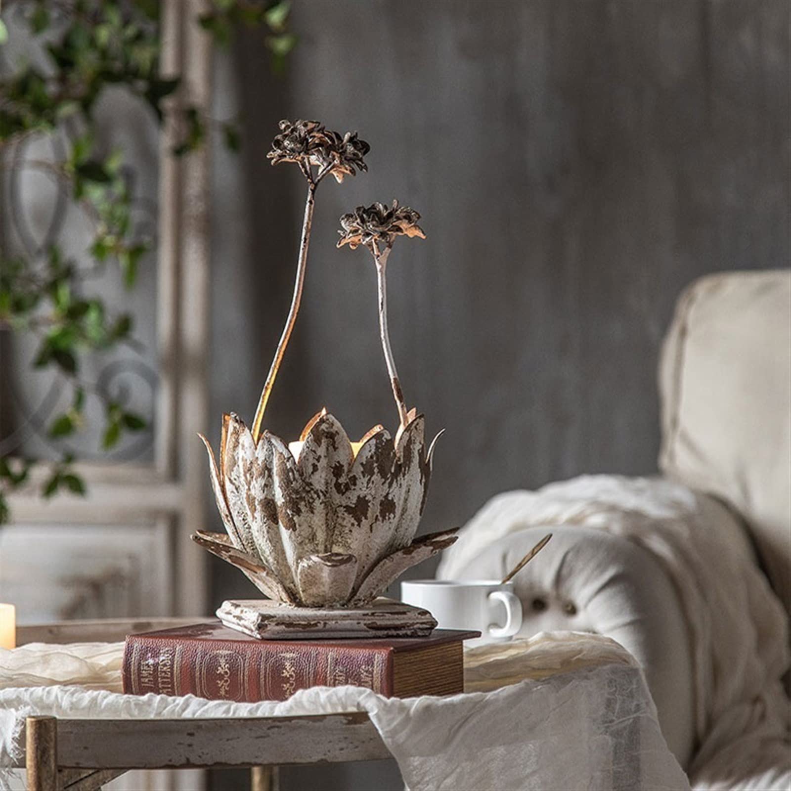Portavelas Adornos Decorativos de Mesa con candelabro Decoración